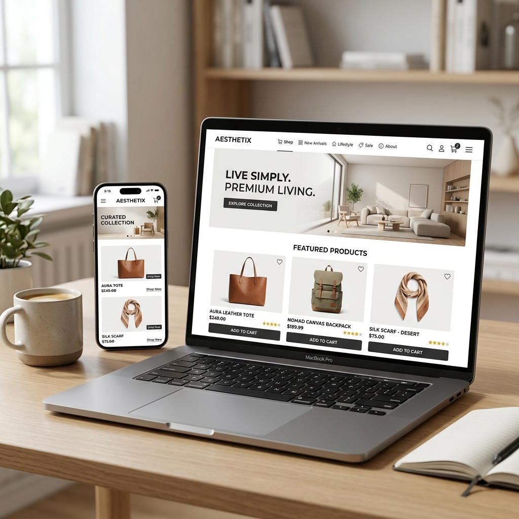 Ecommerce Platform Mockup
